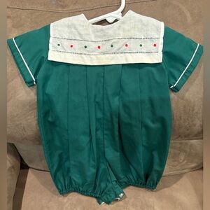 Baby boy Christmas outfit EUC